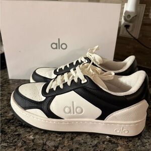ALO Yoga Black and White Sneakers